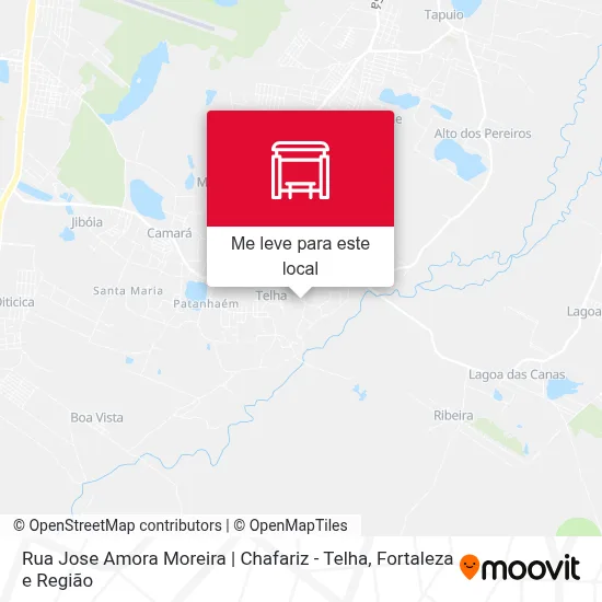 Rua Jose Amora Moreira | Chafariz - Telha mapa