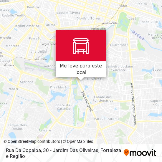 Rua Da Copaiba, 30 - Jardim Das Oliveiras mapa