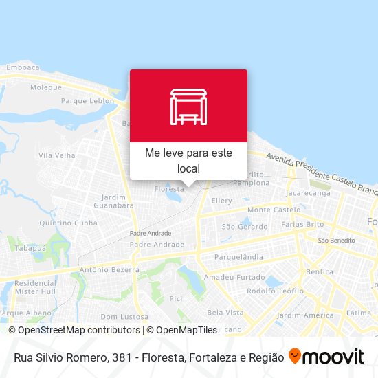 Rua Silvio Romero, 381 - Floresta mapa