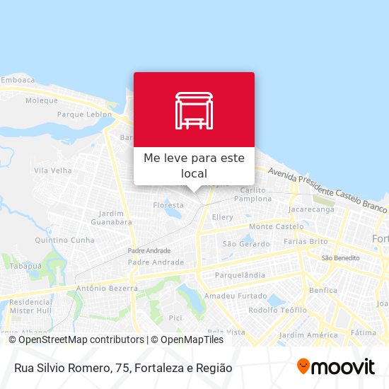 Rua Silvio Romero, 75 mapa