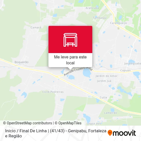 Inicio / Final De Linha | (41 / 43) - Genipabu mapa