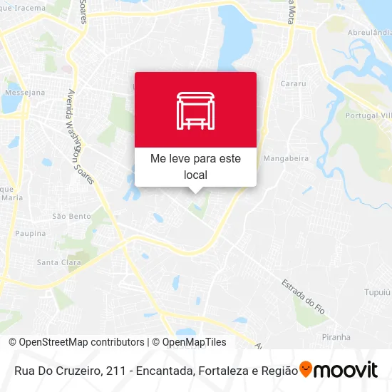 Rua Do Cruzeiro, 211 - Encantada mapa