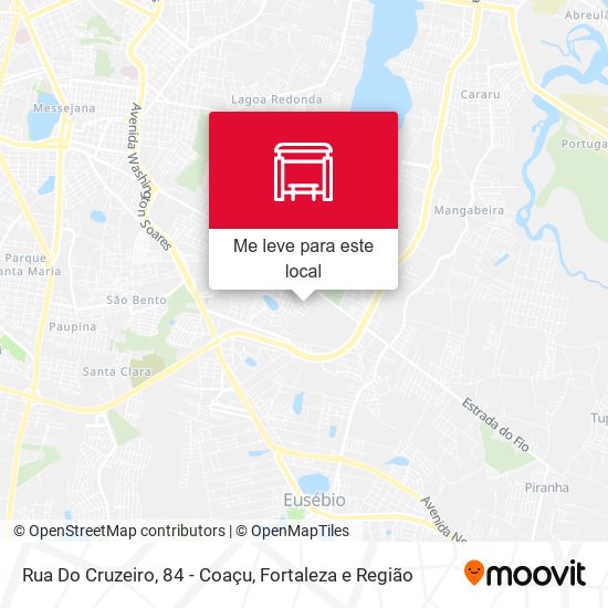 Rua Do Cruzeiro, 84 - Coaçu mapa