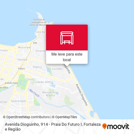 Avenida Dioguinho, 914 - Praia Do Futuro I mapa