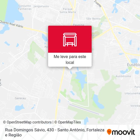 Rua Domingos Sávio, 430 - Santo Antônio mapa