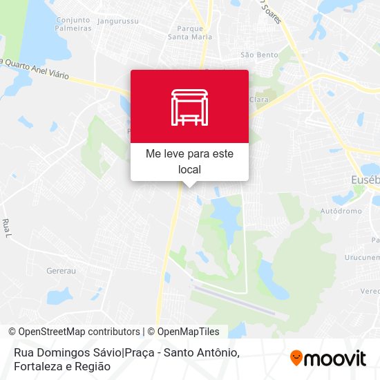 Rua Domingos Sávio|Praça - Santo Antônio mapa