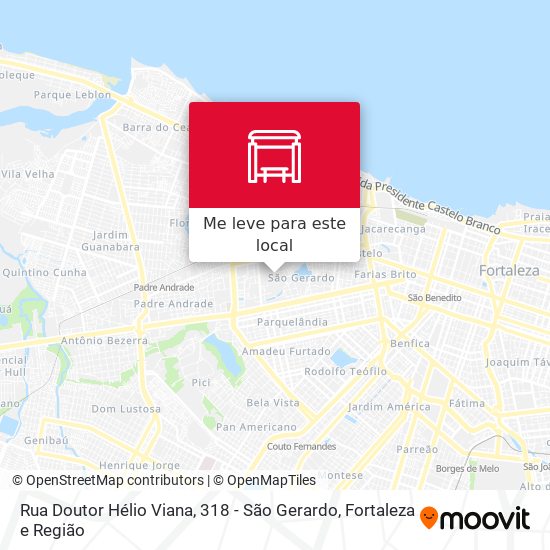 Rua Doutor Hélio Viana, 318 - São Gerardo mapa