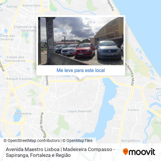 Avenida Maestro Lisboa | Madeireira Compasso - Sapiranga mapa