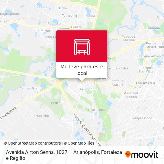 Avenida Airton Senna, 1027 – Arianópolis mapa