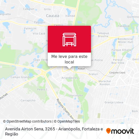 Avenida Airton Sena, 3265 - Arianópolis mapa