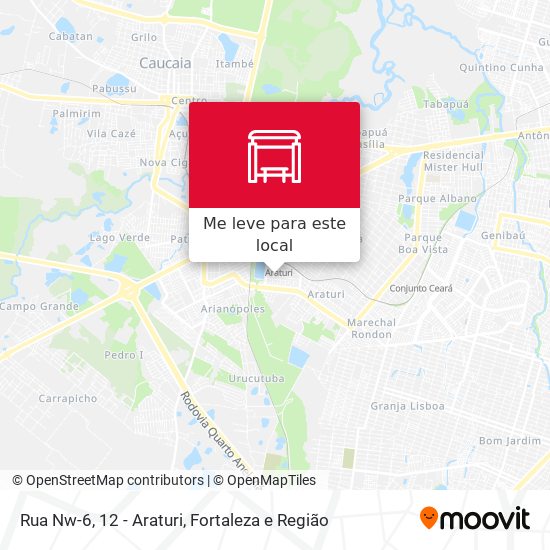 Rua Nw-6, 12 - Araturi mapa