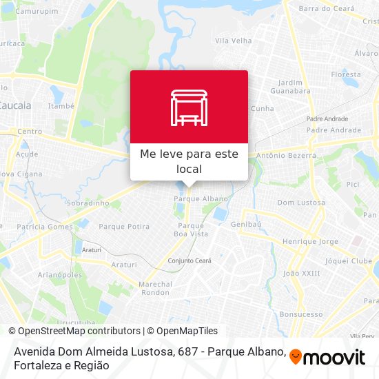 Avenida Dom Almeida Lustosa, 687 - Parque Albano mapa