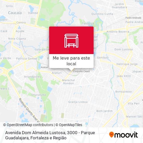 Avenida Dom Almeida Lustosa, 3000 - Parque Guadalajara mapa
