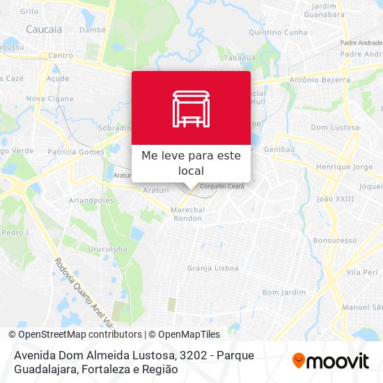 Avenida Dom Almeida Lustosa, 3202 - Parque Guadalajara mapa