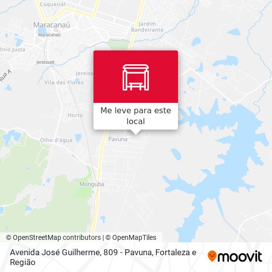 Avenida José Guilherme, 809 - Pavuna mapa