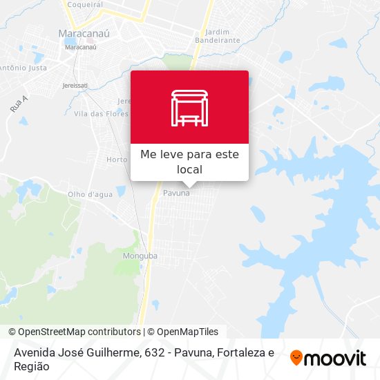 Avenida José Guilherme, 632 - Pavuna mapa