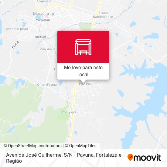 Avenida José Guilherme, S / N - Pavuna mapa
