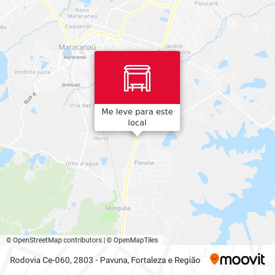 Rodovia Ce-060, 2803 - Pavuna mapa