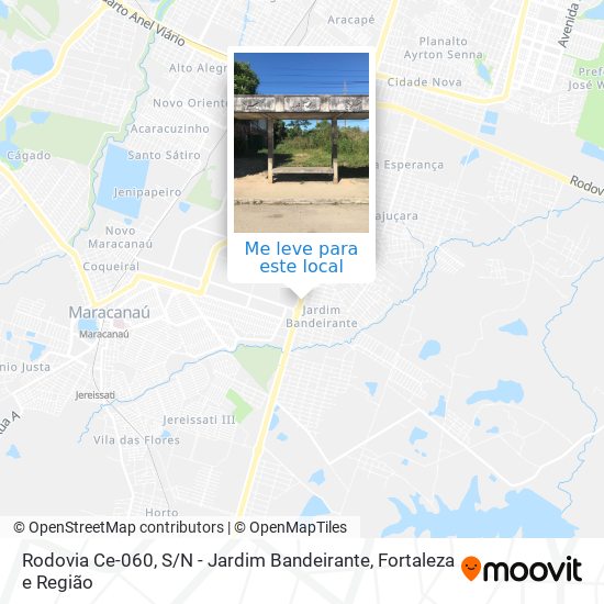Rodovia Ce-060, S / N - Jardim Bandeirante mapa