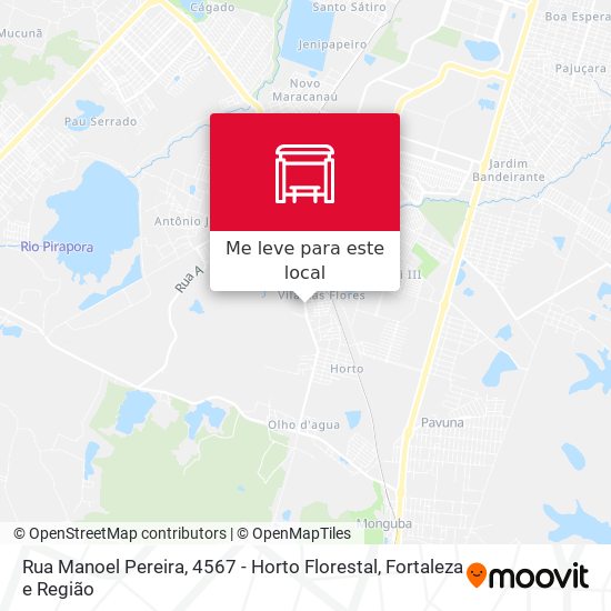 Rua Manoel Pereira, 4567 - Horto Florestal mapa