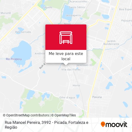 Rua Manoel Pereira, 3992 - Picada mapa
