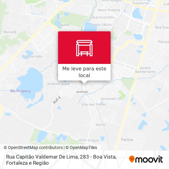 Rua Capitão Valdemar De Lima, 283 - Boa Vista mapa