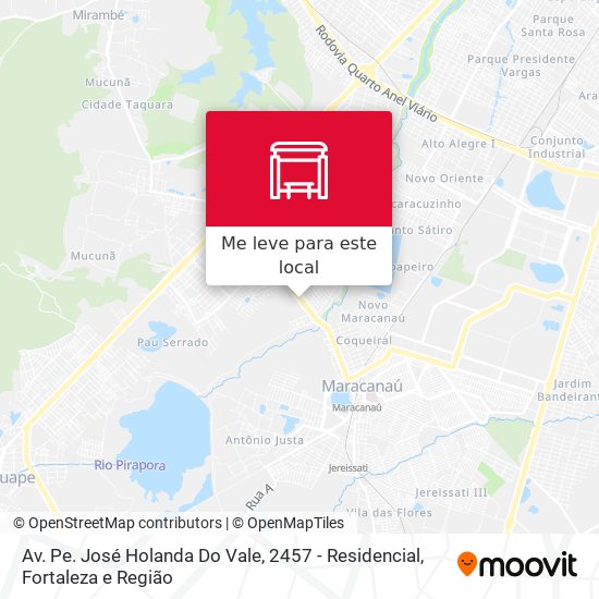 Av. Pe. José Holanda Do Vale, 2457 - Residencial mapa