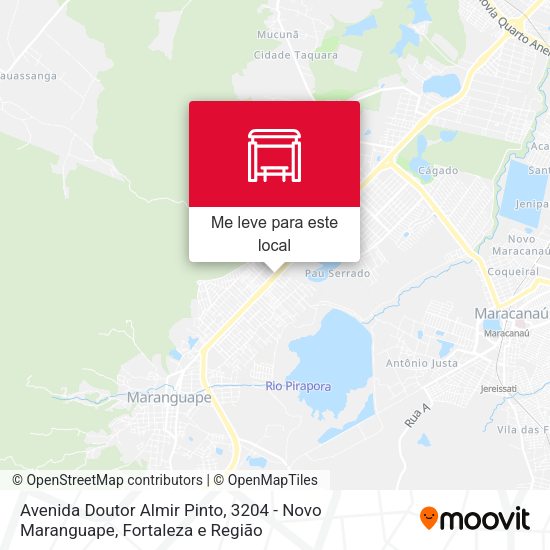 Avenida Doutor Almir Pinto, 3204 - Novo Maranguape mapa