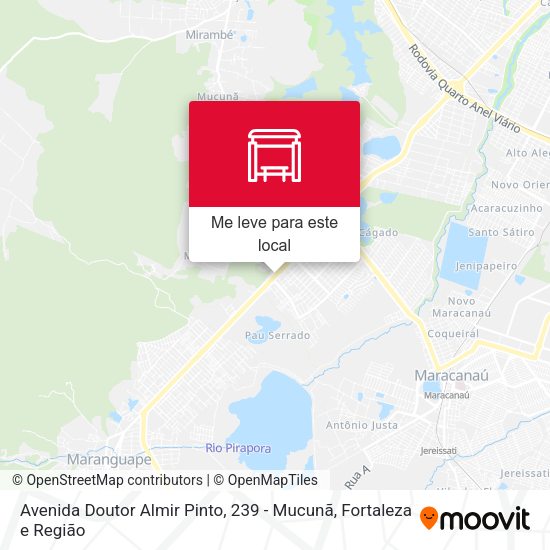 Avenida Doutor Almir Pinto, 239 - Mucunã mapa