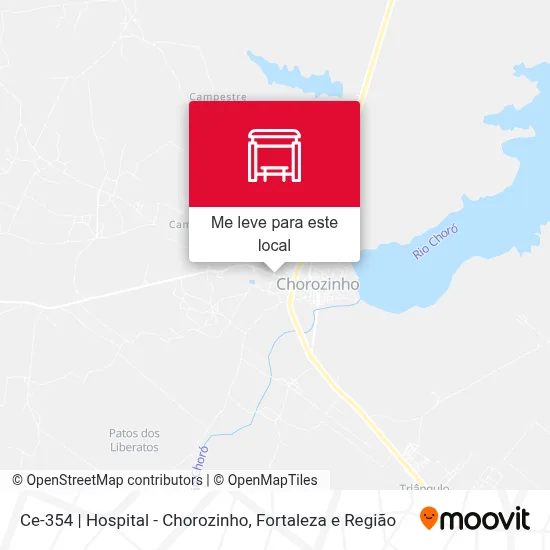 Ce-354 | Hospital - Chorozinho mapa