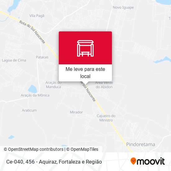 Ce-040, 456 - Aquiraz mapa
