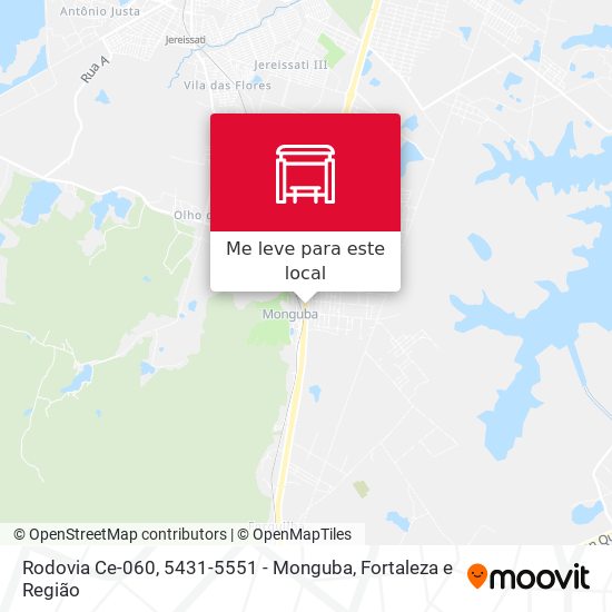 Rodovia Ce-060, 5431-5551 - Monguba mapa