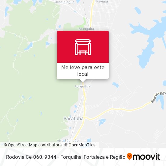 Rodovia Ce-060, 9344 - Forquilha mapa