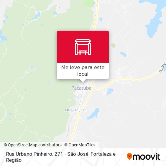 Rua Urbano Pinheiro, 271 - São José mapa