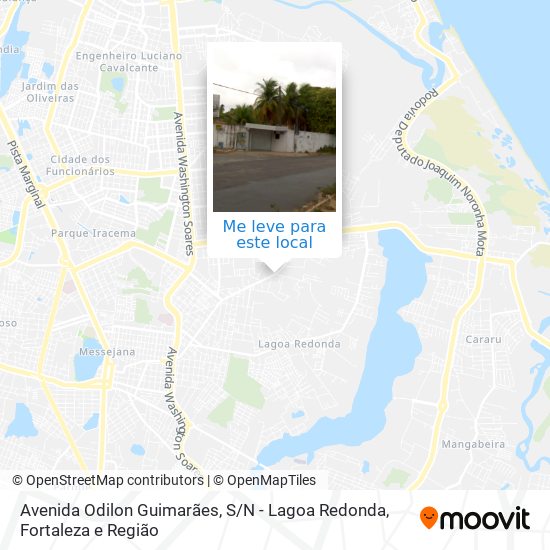Avenida Odilon Guimarães, S / N - Lagoa Redonda mapa