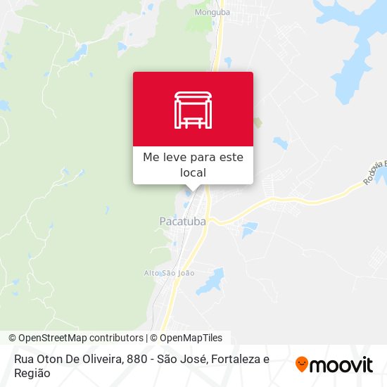 Rua Oton De Oliveira, 880 - São José mapa