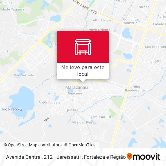 Avenida Central, 212 - Jereissati I mapa
