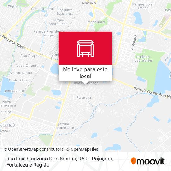 Rua Luís Gonzaga Dos Santos, 960 - Pajuçara mapa