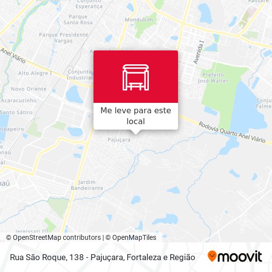 Rua São Roque, 138 - Pajuçara mapa