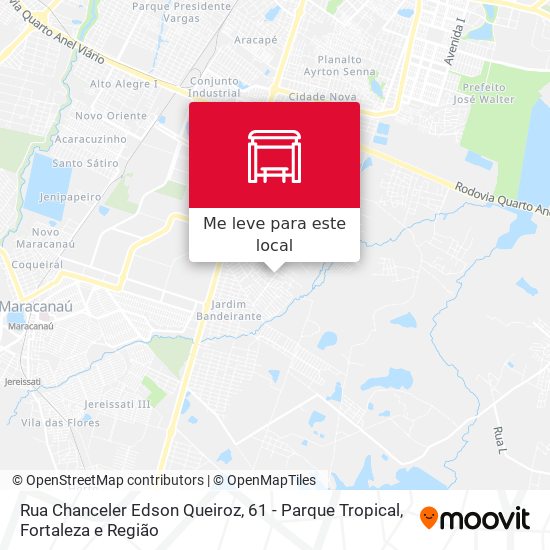 Rua Chanceler Edson Queiroz, 61 - Parque Tropical mapa