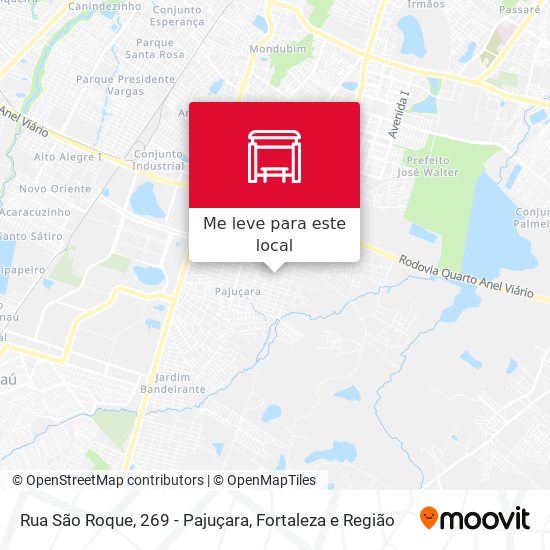 Rua São Roque, 269 - Pajuçara mapa