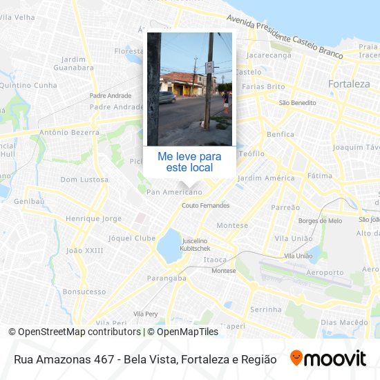 Rua Amazonas 467 - Bela Vista mapa