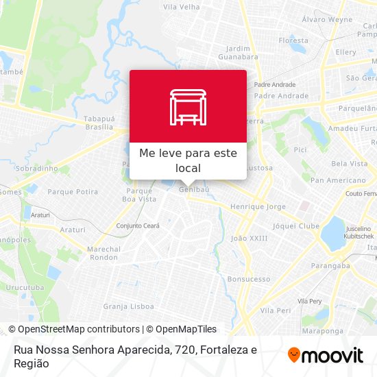 Rua Nossa Senhora Aparecida, 720 mapa