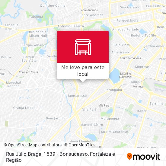 Rua Júlio Braga, 1539 - Bonsucesso mapa