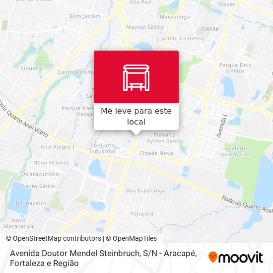 Avenida Doutor Mendel Steinbruch, S / N - Aracapé mapa