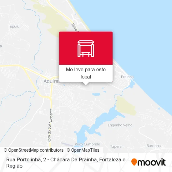 Rua Portelinha, 2 - Chácara Da Prainha mapa