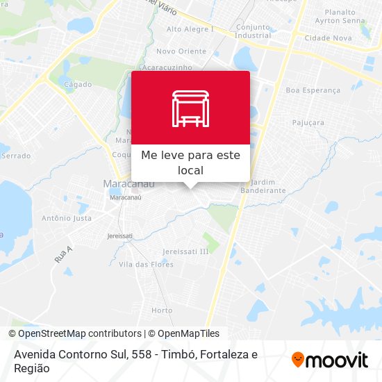 Avenida Contorno Sul, 558 - Timbó mapa