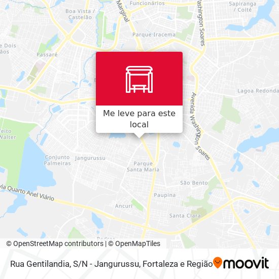 Rua Gentilandia, S / N - Jangurussu mapa