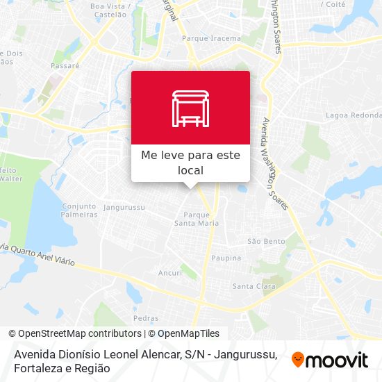 Avenida Dionísio Leonel Alencar, S / N - Jangurussu mapa