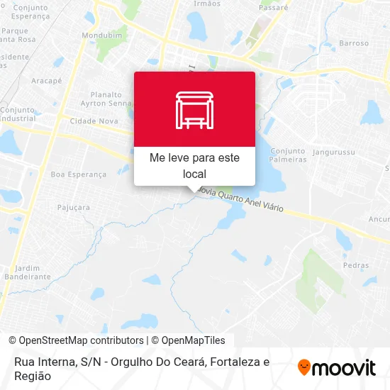 Rua Interna, S / N - Orgulho Do Ceará mapa